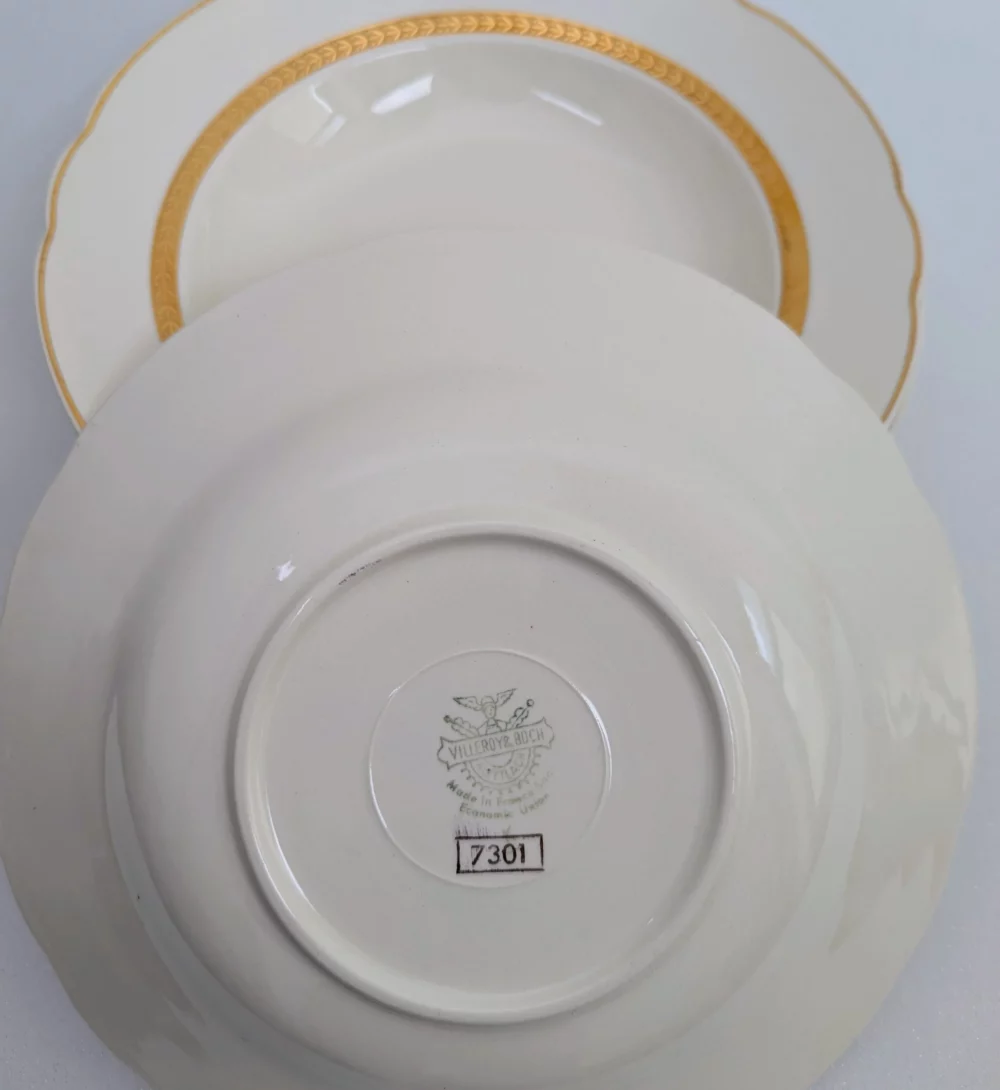 Service de 8 assiettes creuses Villeroy & Boch modèle 7301 – Image 3