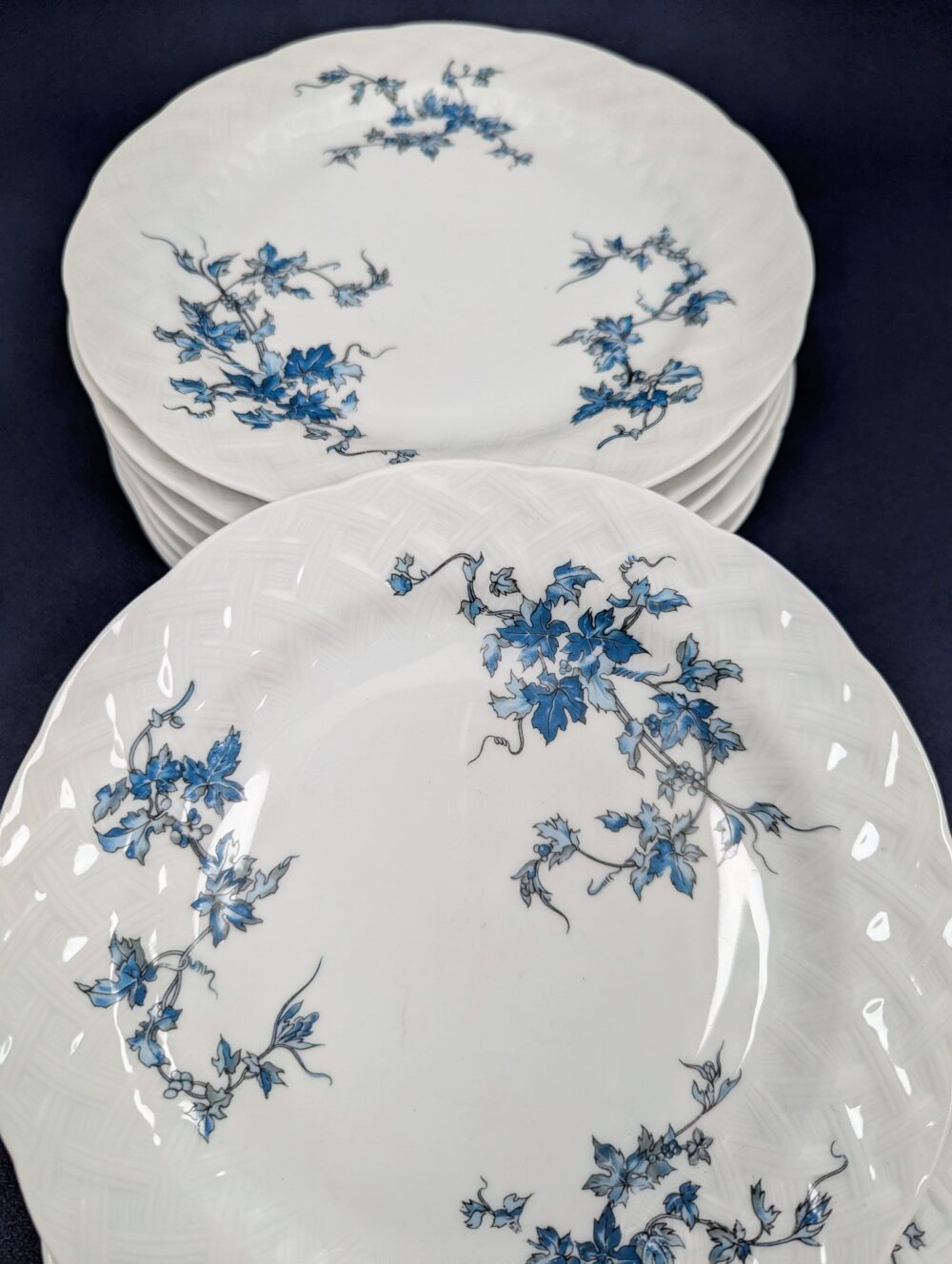 9 Bernardaud dessert plates model St Saens - Image 2