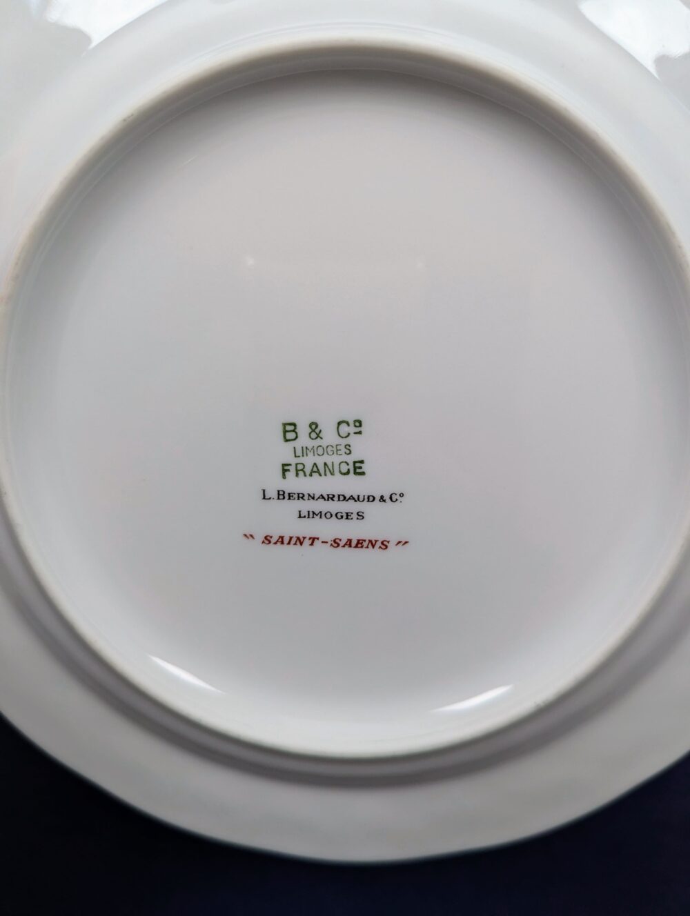 9 Bernardaud dessert plates model St Saens - Image 6