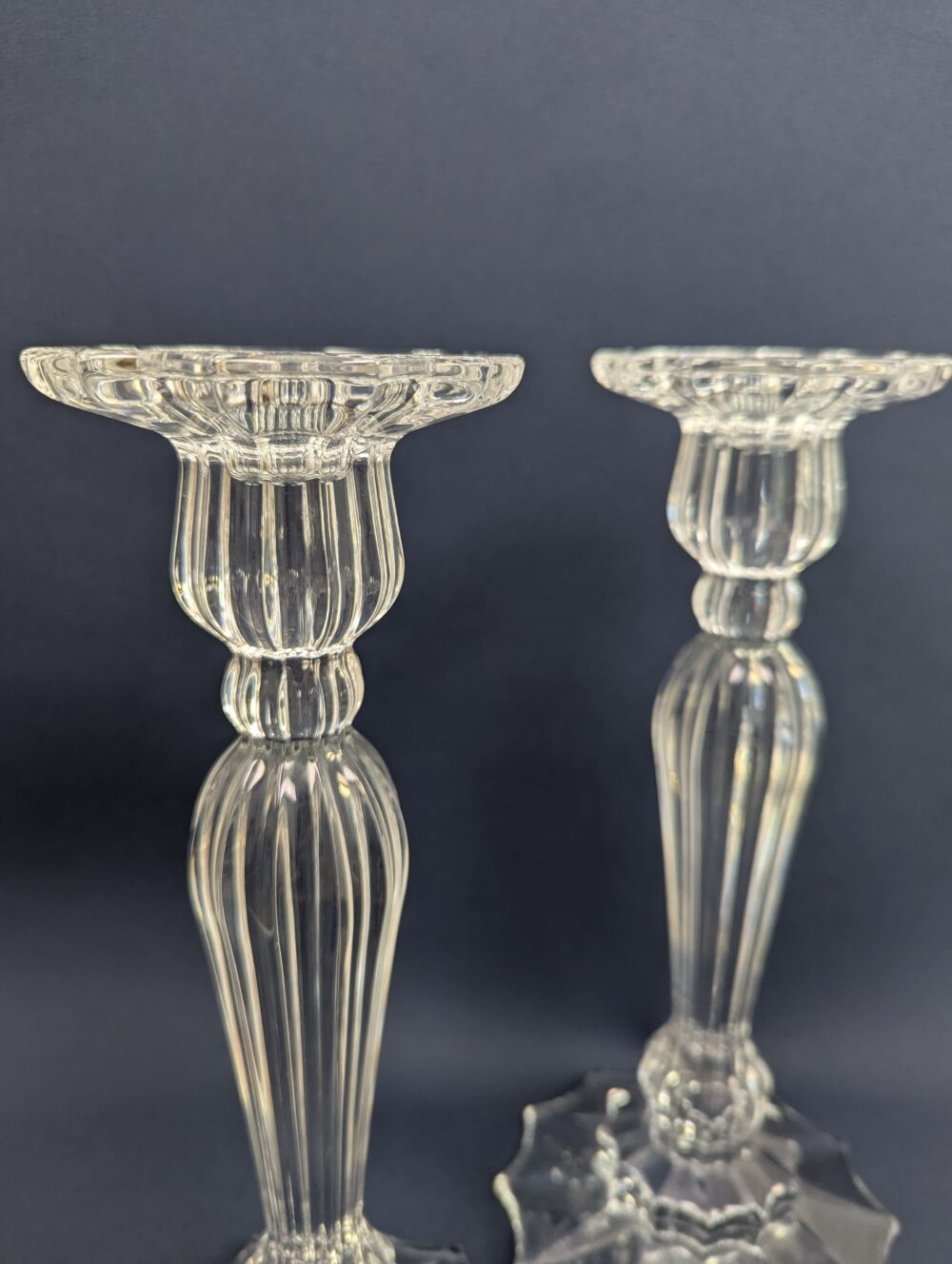 Bougeoirs flambeau Cristal de Bohème – Image 5