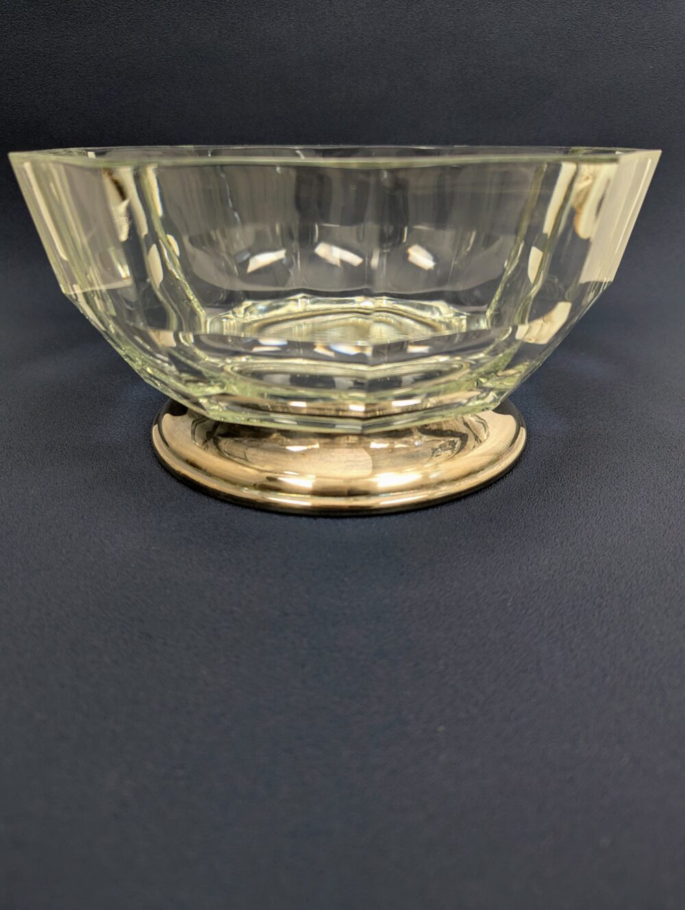 Coupe en cristal et métal argenté – Image 2