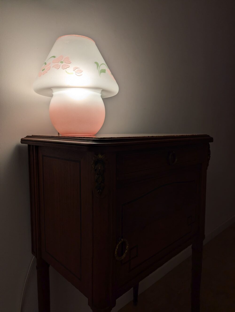 Lampe champignon en verre – Image 4