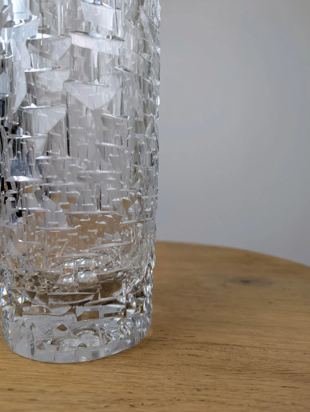 Cut crystal vase - Image 2