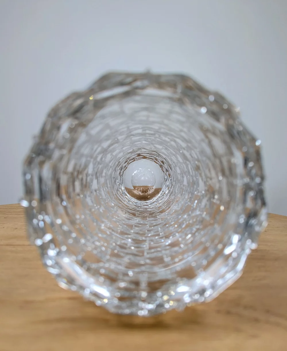 Cut crystal vase - Image 4