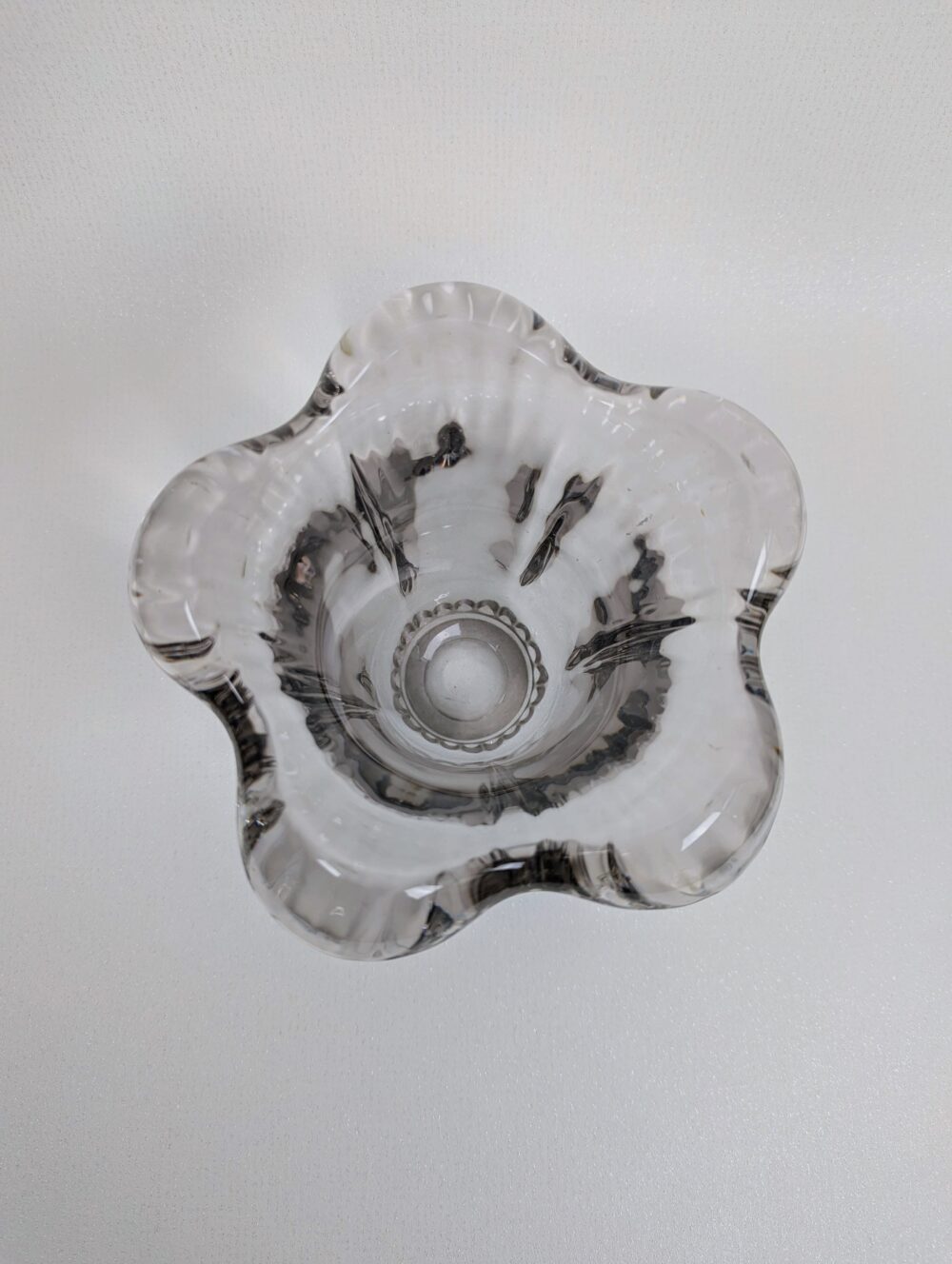 Plant-shaped crystal vase - Image 4