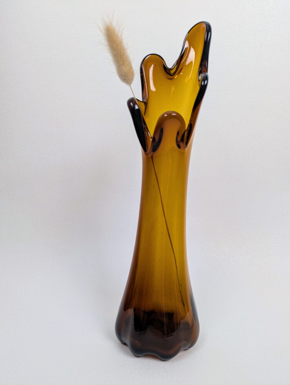 Blown glass vase